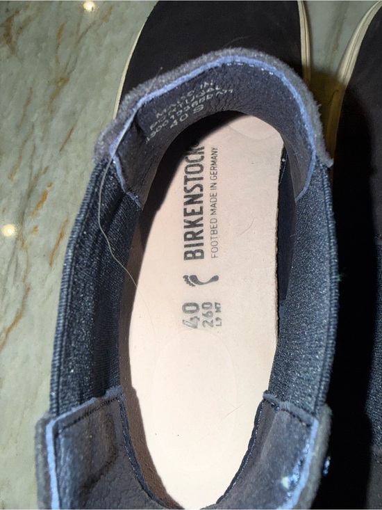 Birkenstock Men/Women NAVY blue Suede Chukka Boots with Cream Sole main image 5